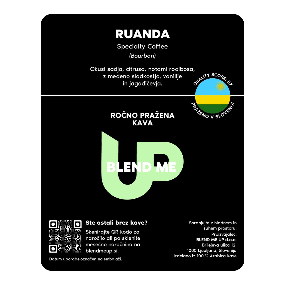 Hand-roasted coffee Rwanda