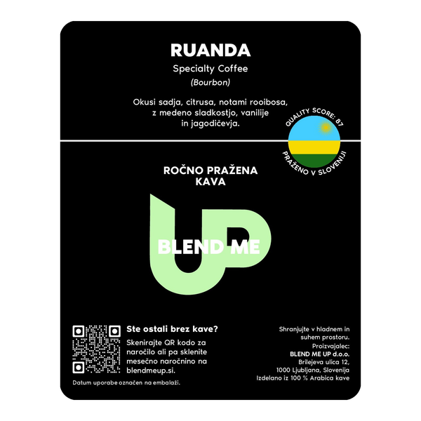 Hand-roasted coffee Rwanda